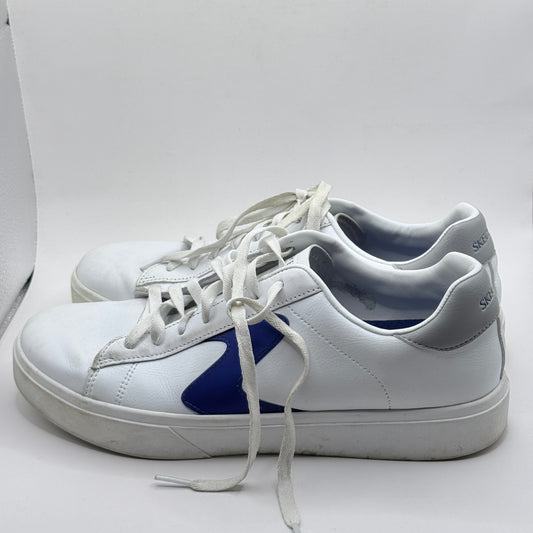 Skechers White Leather Sneakers Size 10