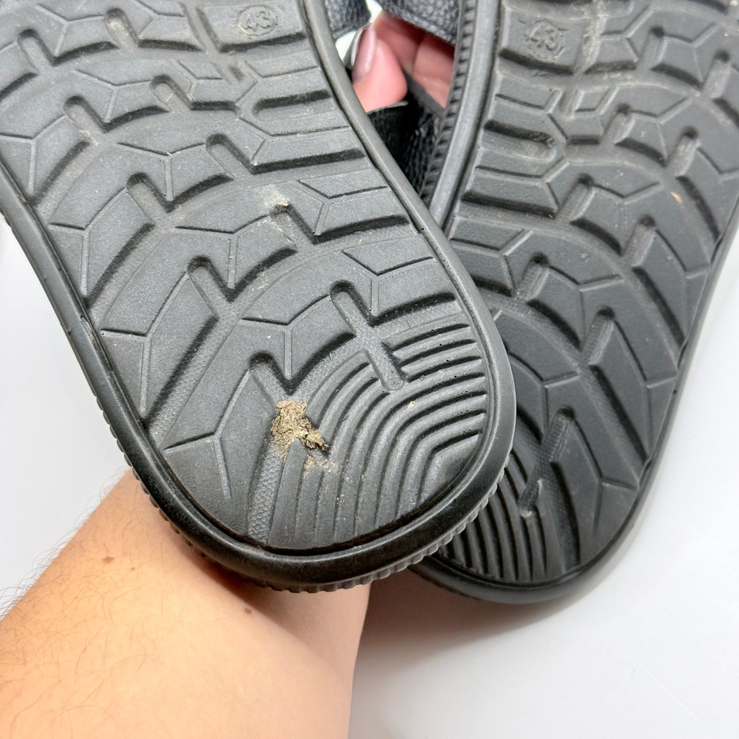 Rocket Men Comfortevole Black Sport Sandals - Size 43