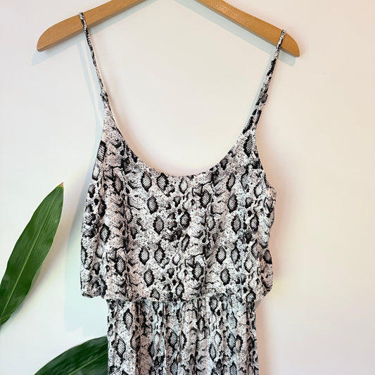 Spirit Womens Snakeskin Print Maxi Dress - Size 12