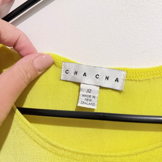 Chacha (NZ Made) Size 12 Short-Sleeved Top