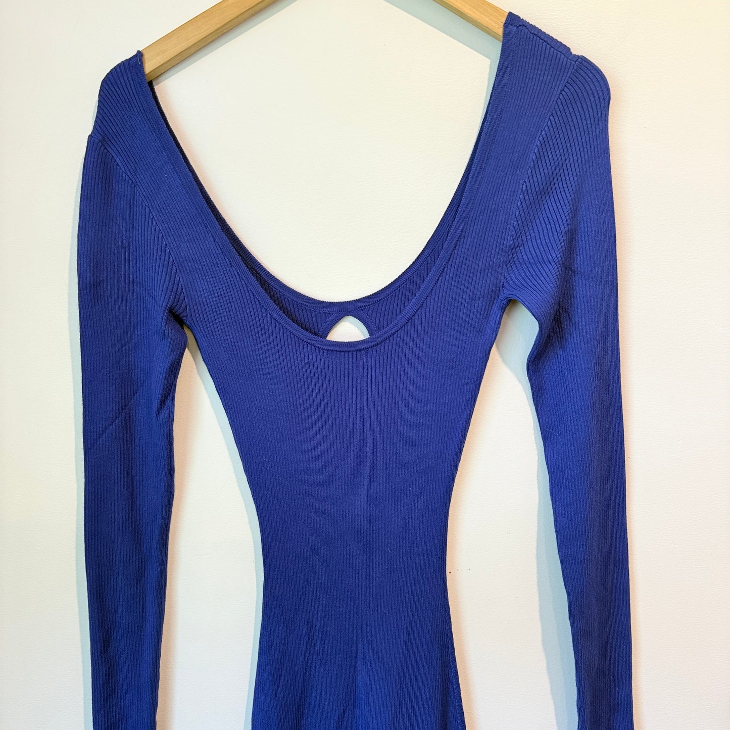 Dazie Size 8 Stretch Ribbed Maxi Dress