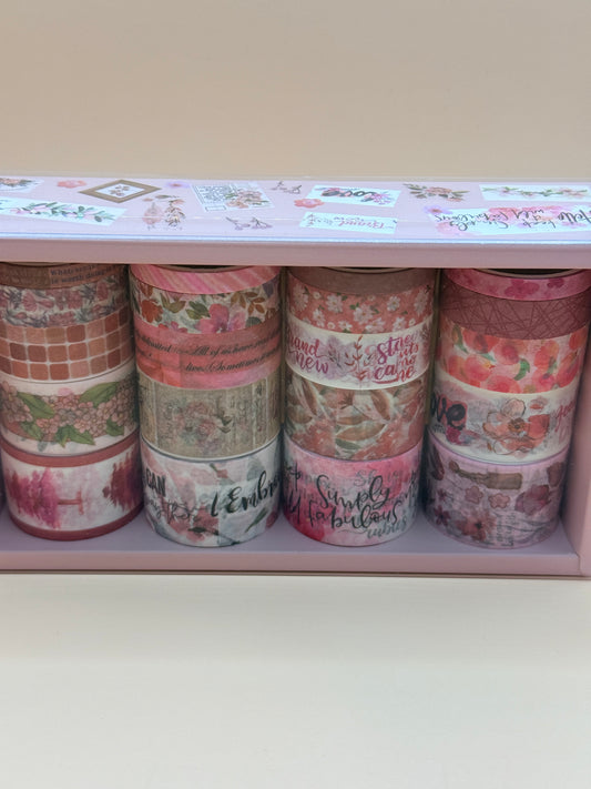 20pc Floral Washi Tape Set