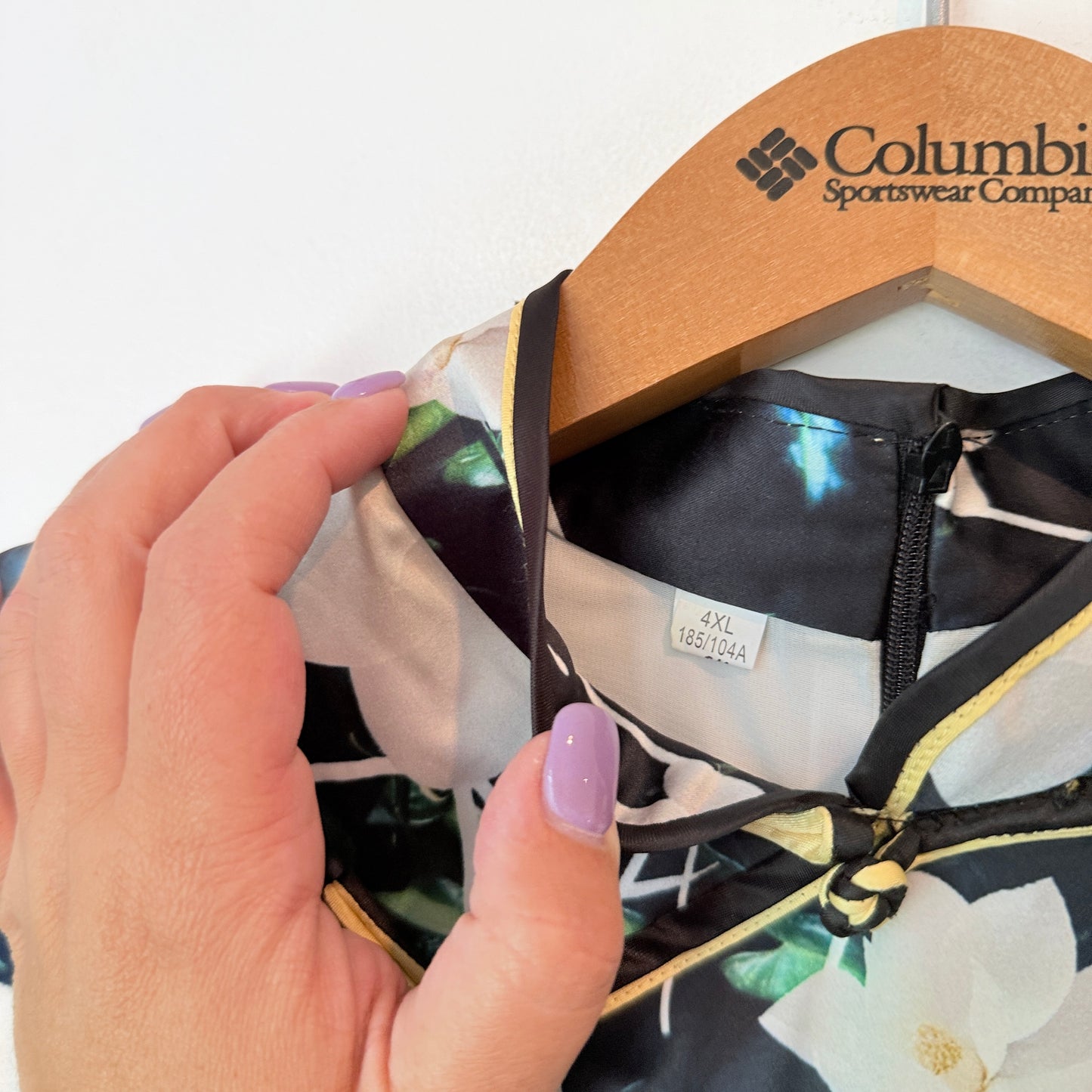 Unbranded Floral Cheongsam Style Dress - 50cm U/Arm