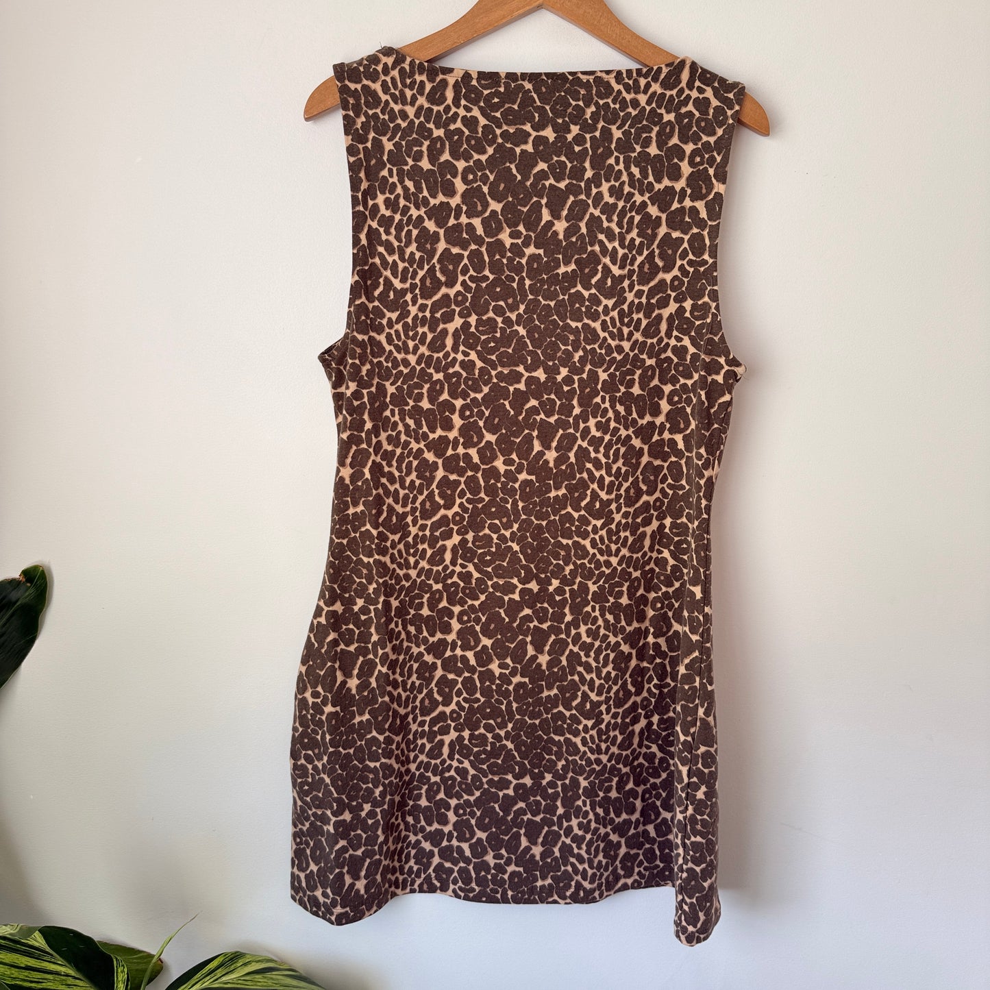 Cotton On Leopard Print Mini Dress – Size L