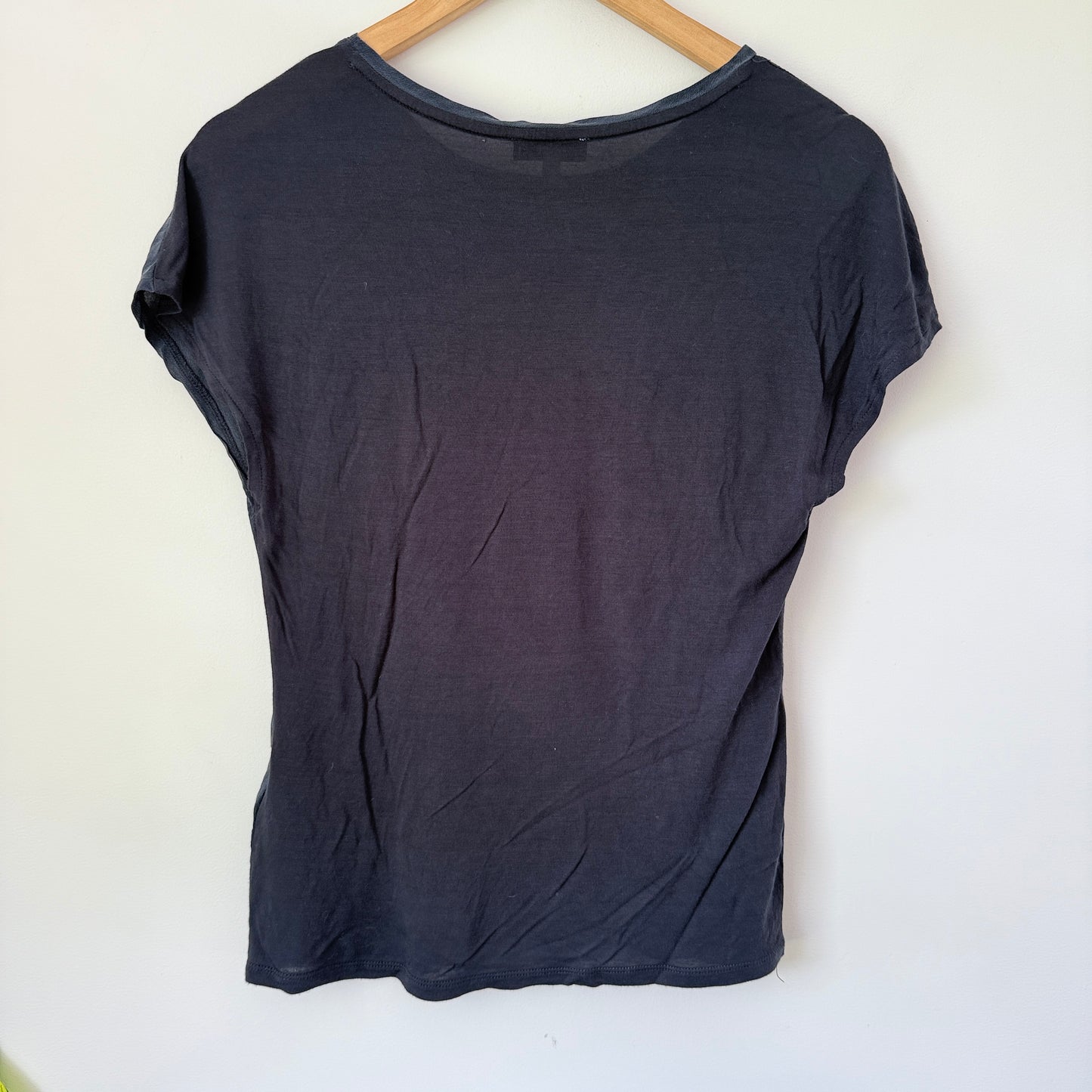 Reiss XS Short-Sleeved Linen Top