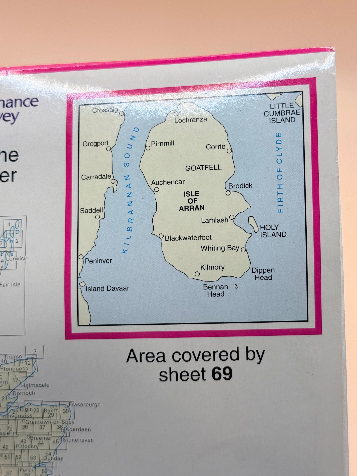Ordnance Survey Landranger 69 – Isle of Arran