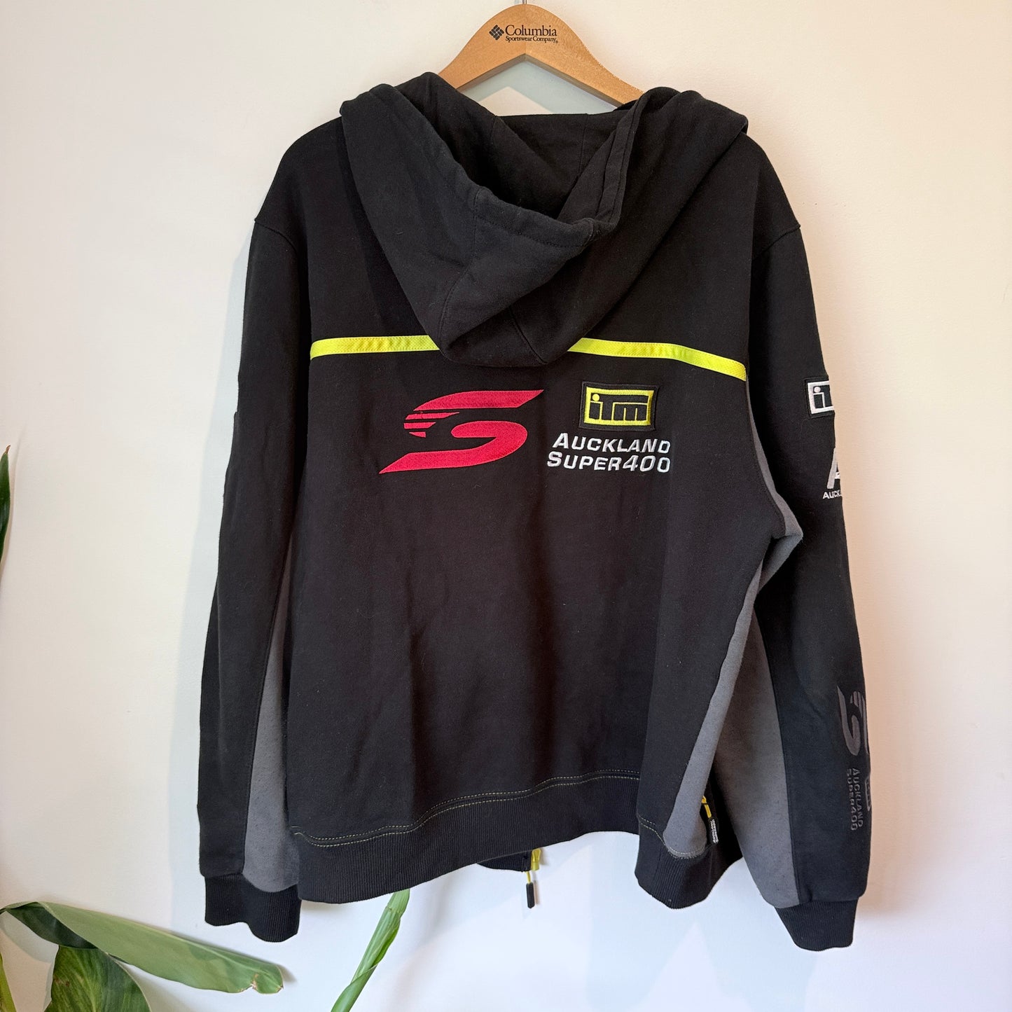 ITM Auckland Super400 V8 Supercars Zip-Up Hoodie Black - XL