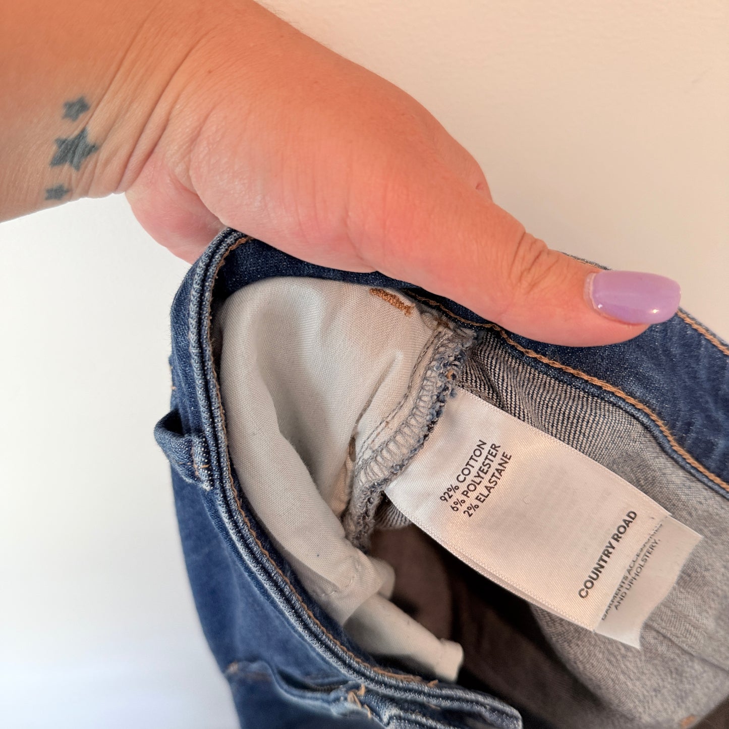 Country Road Size 10 Mid-Rise Skinny Blue Jeans