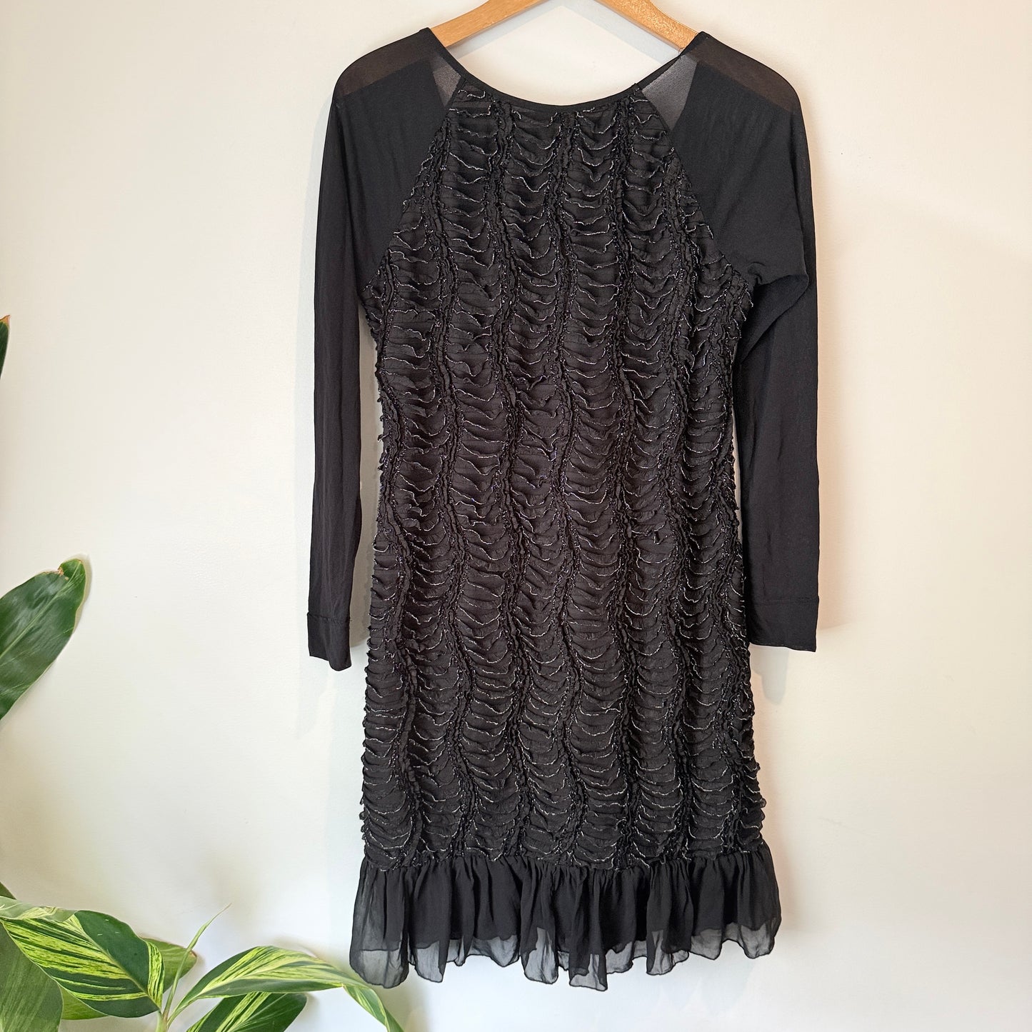 Pepper (NZ) Size 10 Long-Sleeve Mini Dress