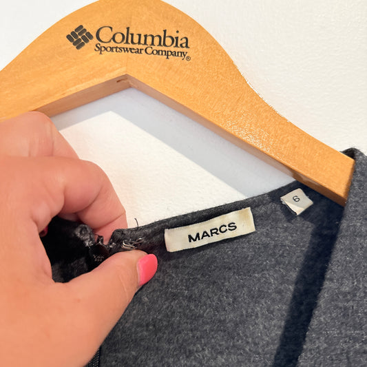 MARCS 100% Wool Flared Dress - Size 6