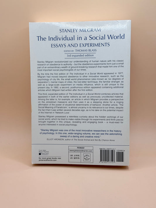 The Individual in a Social World by Stanley Milgram