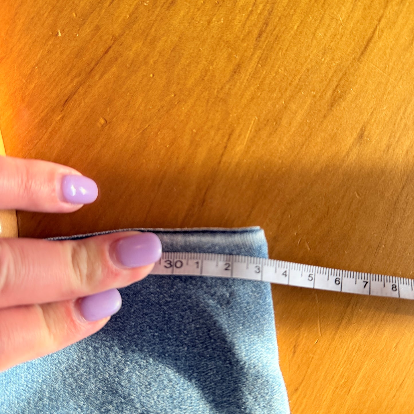 Brand Unknown Mid-Rise Skinny Pinstriped Jeans – Waist 66cm