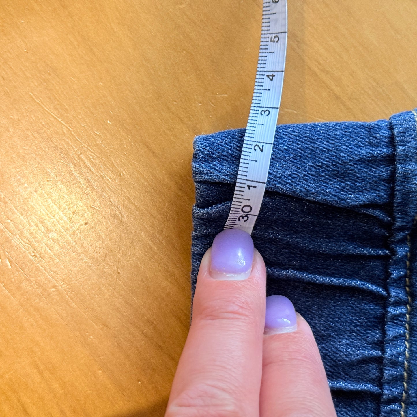 Brand Unknown High-Waisted Skinny Blue Denim Jeans – Waist 65cm