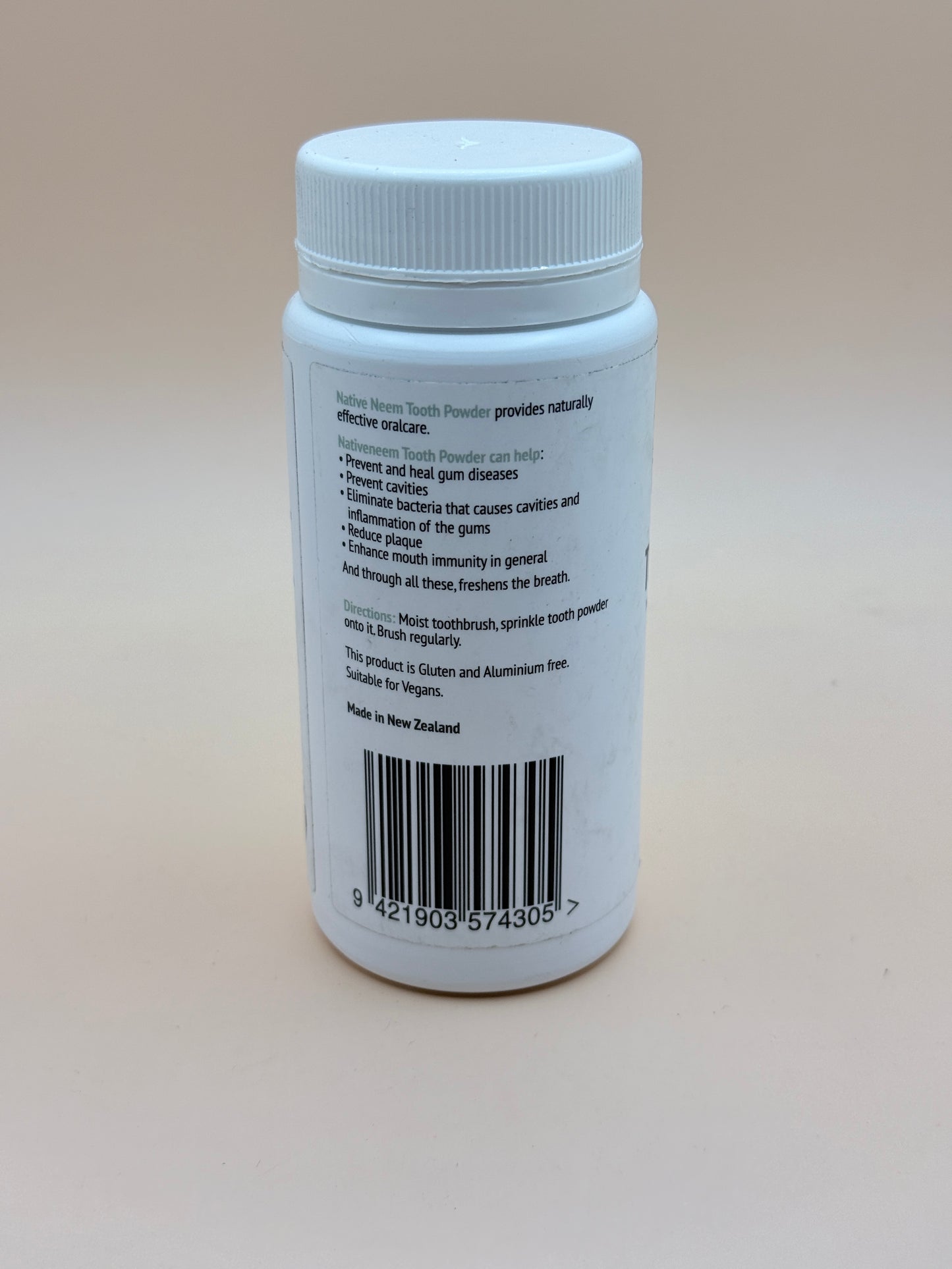 Native Neem Natural Tooth Powder 150g