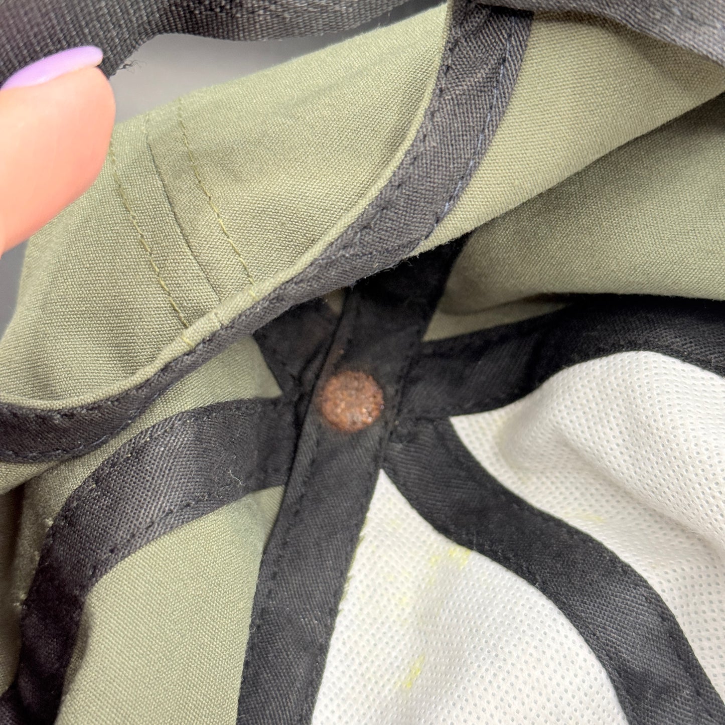 Peru Souvenir Cap Olive Green