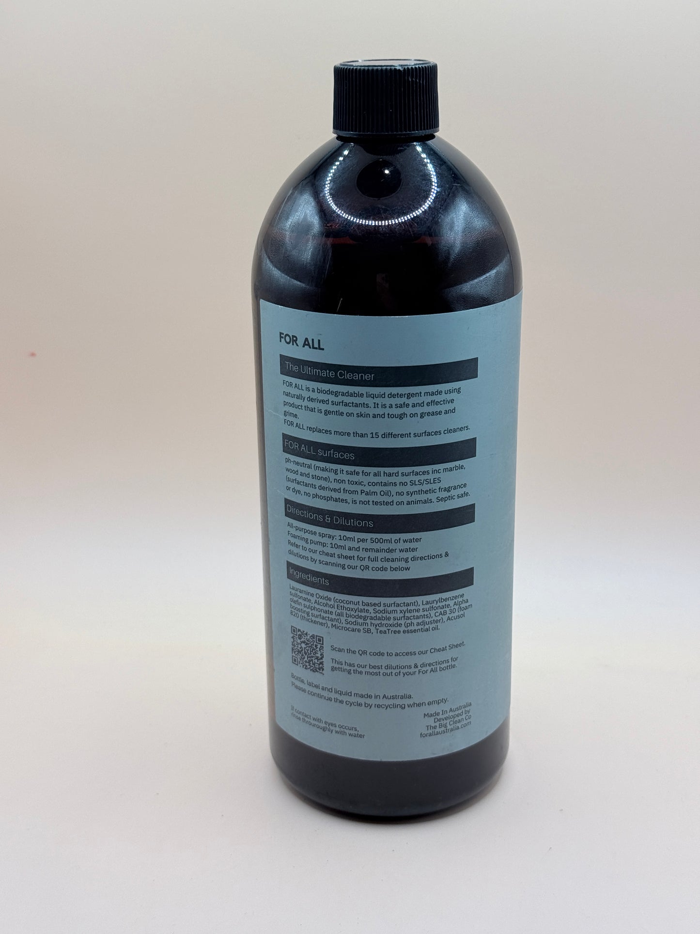 FOR ALL Multi-Purpose Cleaner – 1 Litre