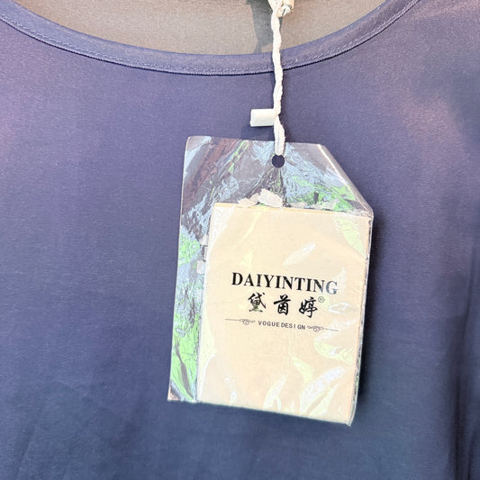 DAIYINTING Vogue Design Bird Print Dress – XL / 51cm U/Arm