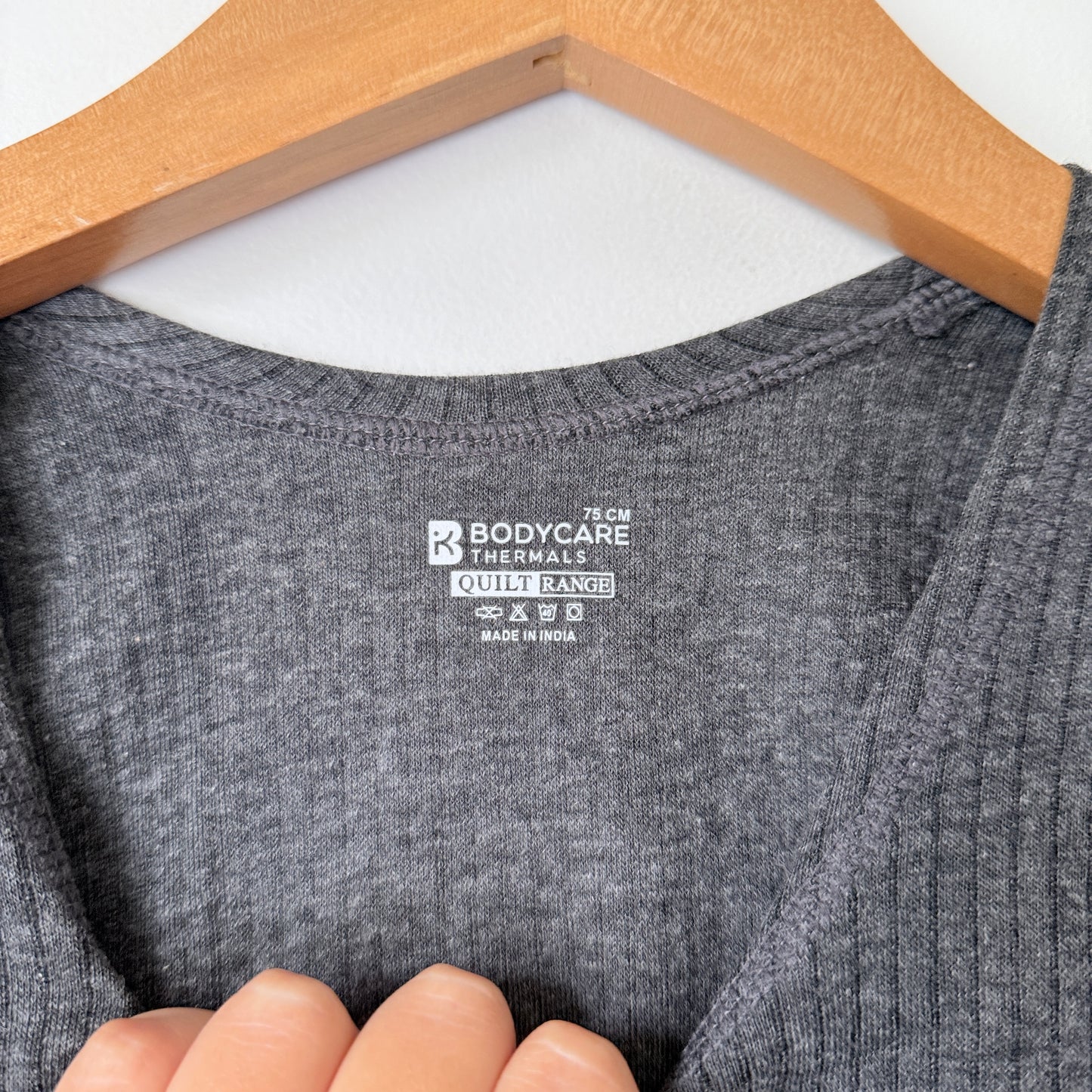 Body Care Size 75cm Quilt Range Thermal Long Sleeve Shirt