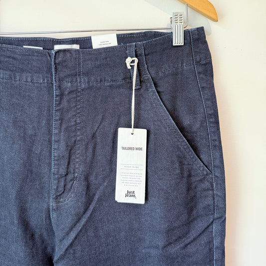 Just Jeans Tailored Wide Denim Pants – Size 18