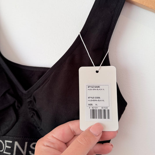 Cadenshae Hush Sleep Bra – Black XL