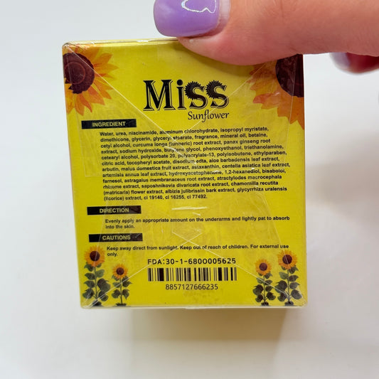 Miss Sunflower Underarm Cream 15g