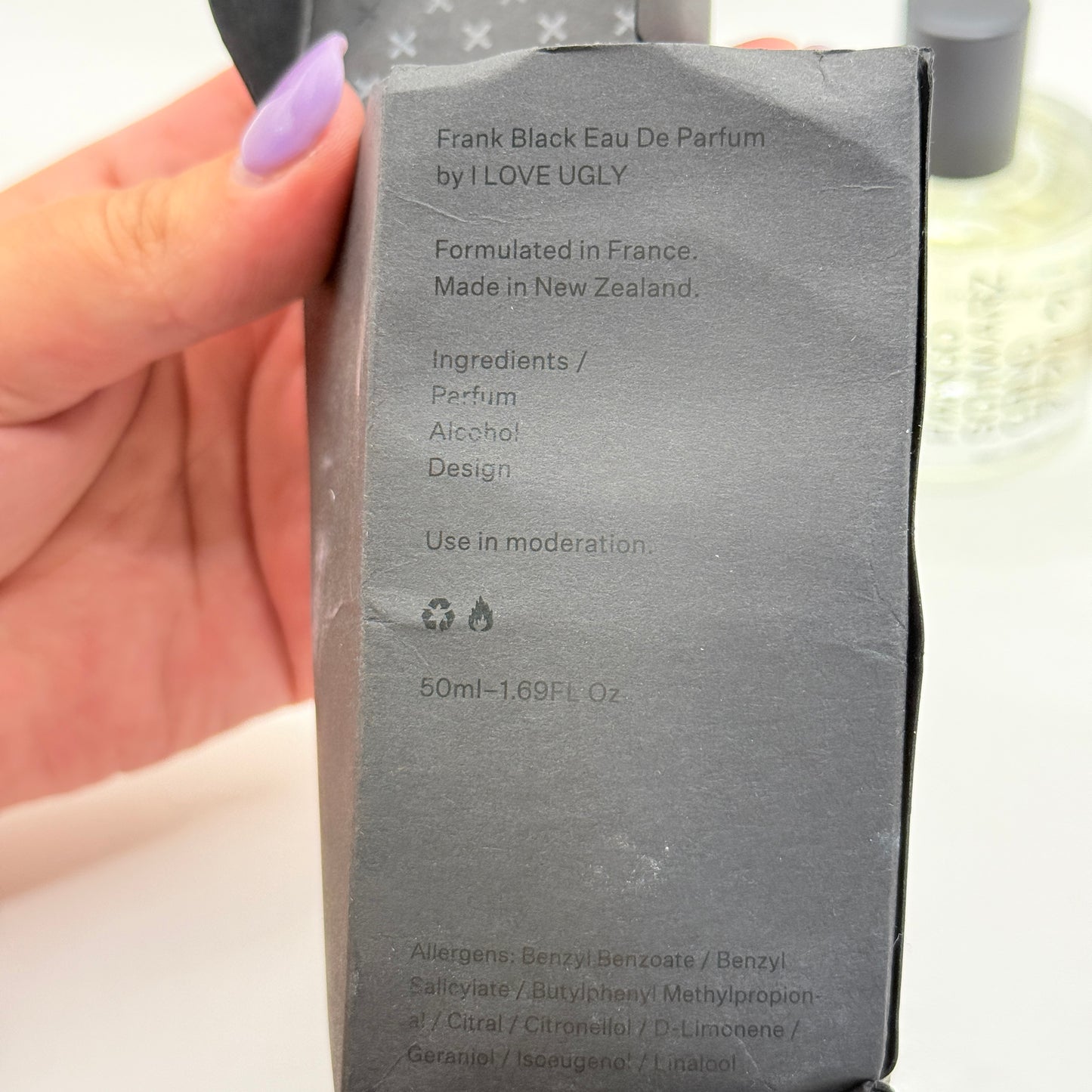 I Love Ugly Frank Black Eau De Parfum – 50ml