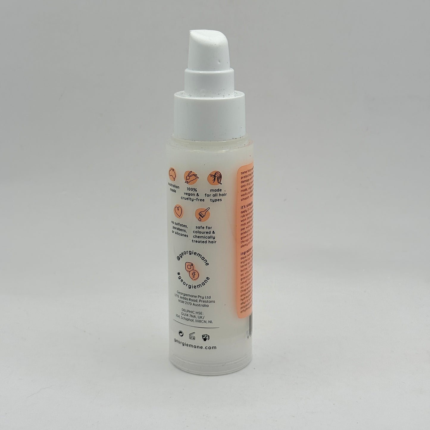 Georgiemane Anti-Frizz Serum 100ml