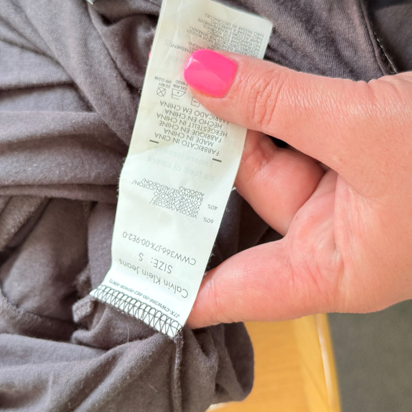 Calvin Klein Jeans Size S Long Sleeve Mini Dress