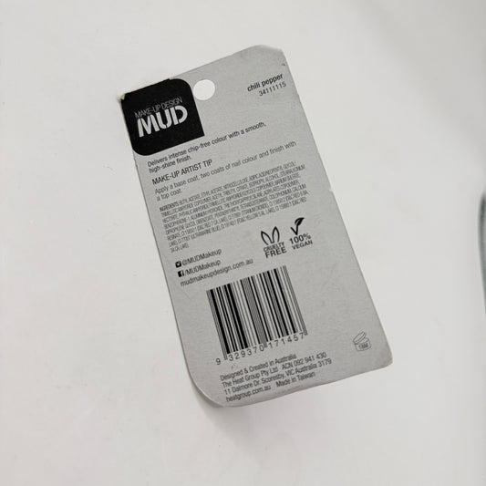 MUD Gel Nail Polish Chili Pepper 13ml