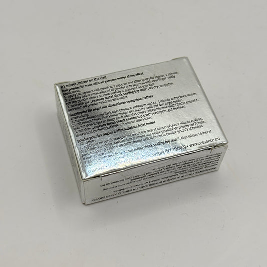 essence Metal Shock Nail Powder – Silver