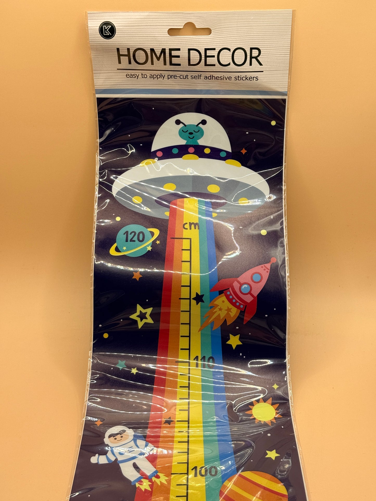 Home Decor Space Height Chart Wall Sticker