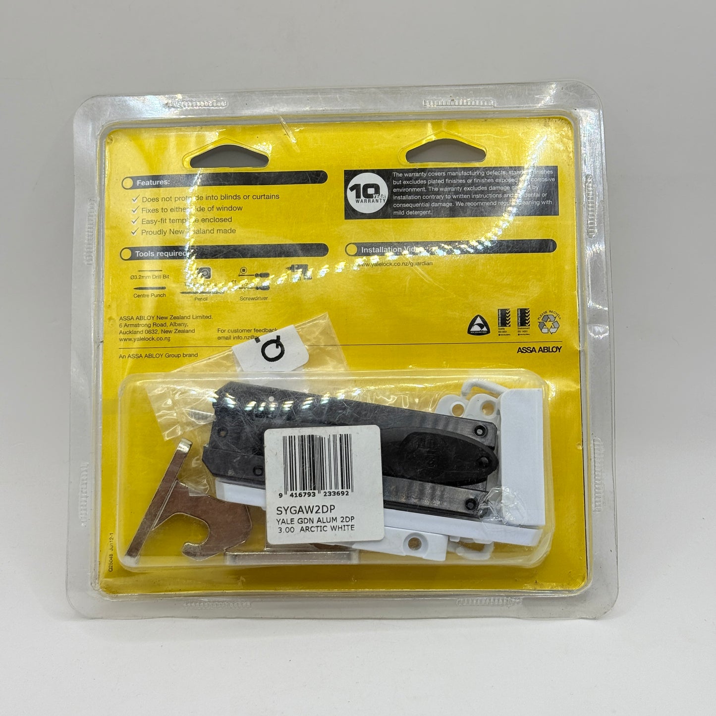 Yale Guardian Securistay Window Restrictor Pair