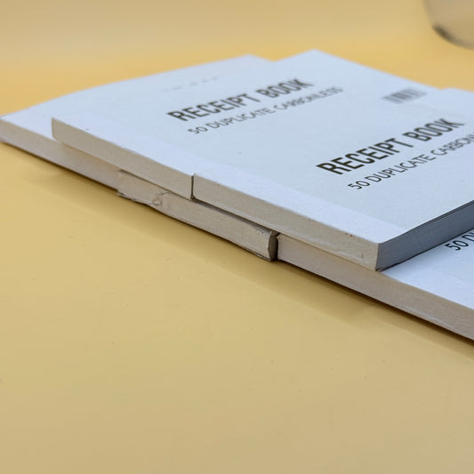 Receipt Book Duplicate Carbonless – 5x 50 Page Pads