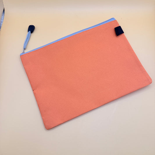 Orange Zipper Pouch