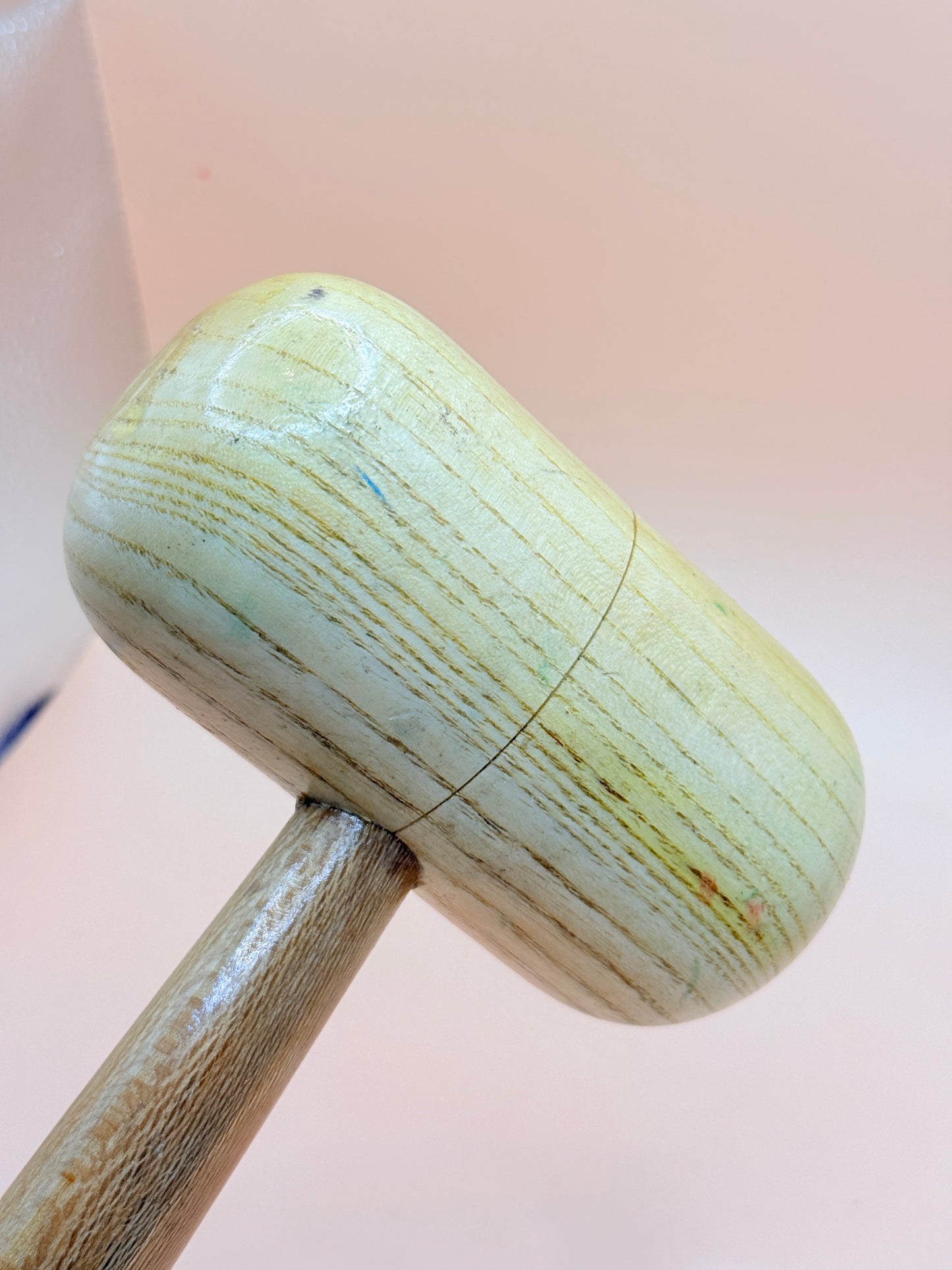 Wooden Mallet Hammer Tool with Rounded Head