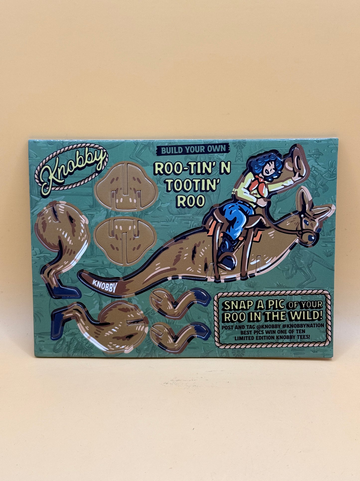 Knobby Build Your Own Roo-Tin’ N Tootin’ Roo Wooden Model Kit