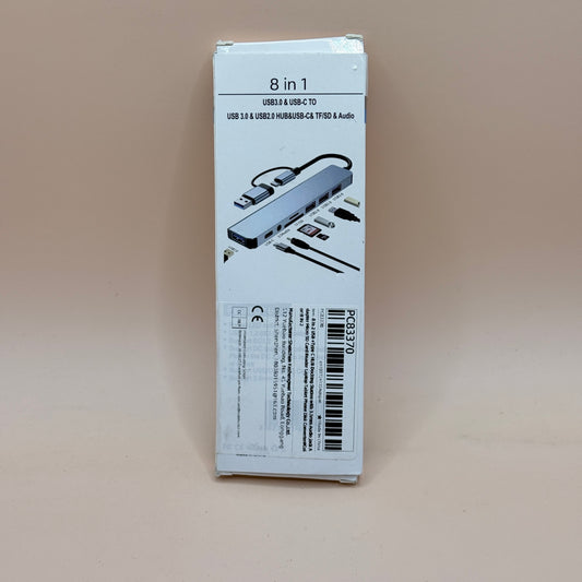 Support BC1.2 Type-C Adapter 8 in 1 USB Hub