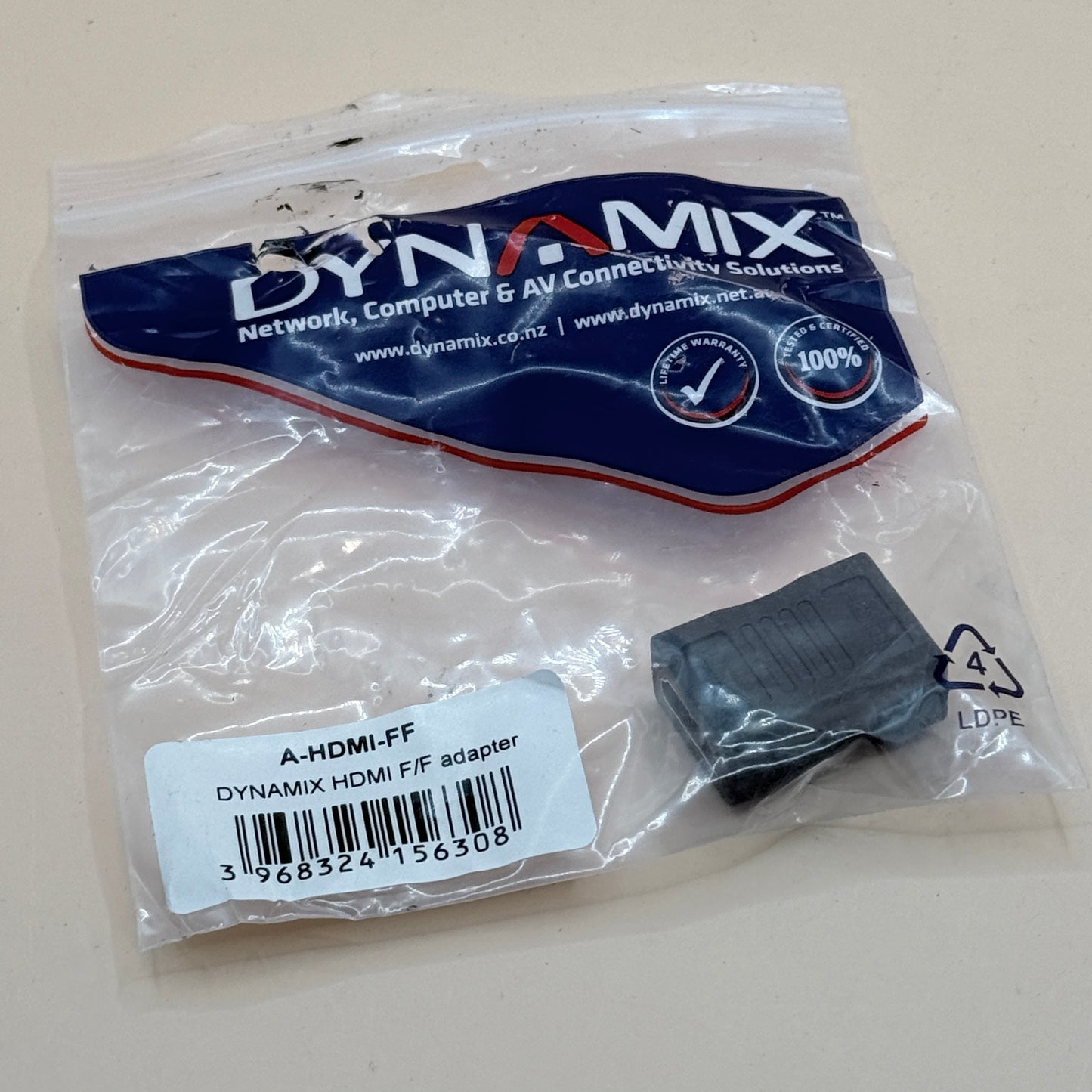 Dynamix A-HDMI-FF HDMI Female to Female Adapter