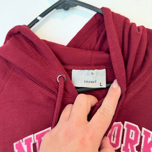 Ignite Size L Varsity-Style Hoodie