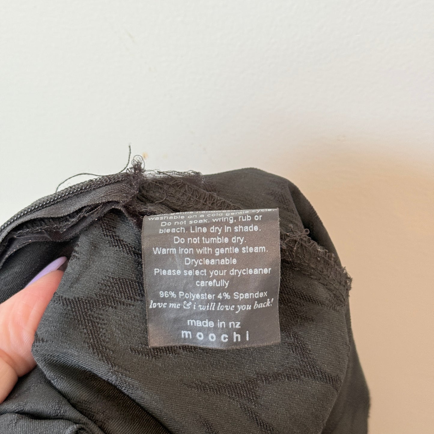 Moochi (NZ Made) Size 8 Black High-Rise Pants