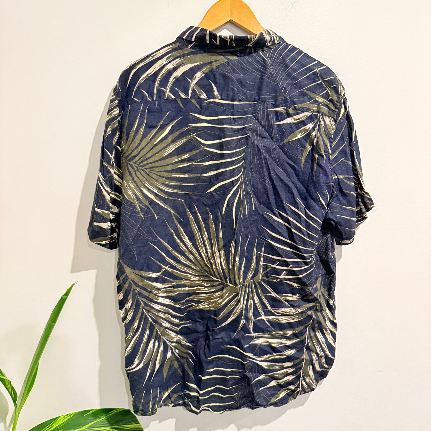 Gasoline Size XL 100% Linen Casual Shirt
