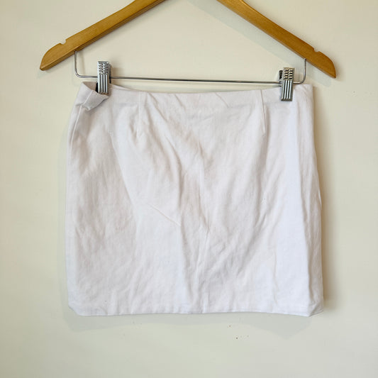 Glassons White Mini Skirt Size M