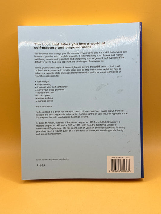 Self-Hypnosis by Brian M. Alman and Peter Lambrou