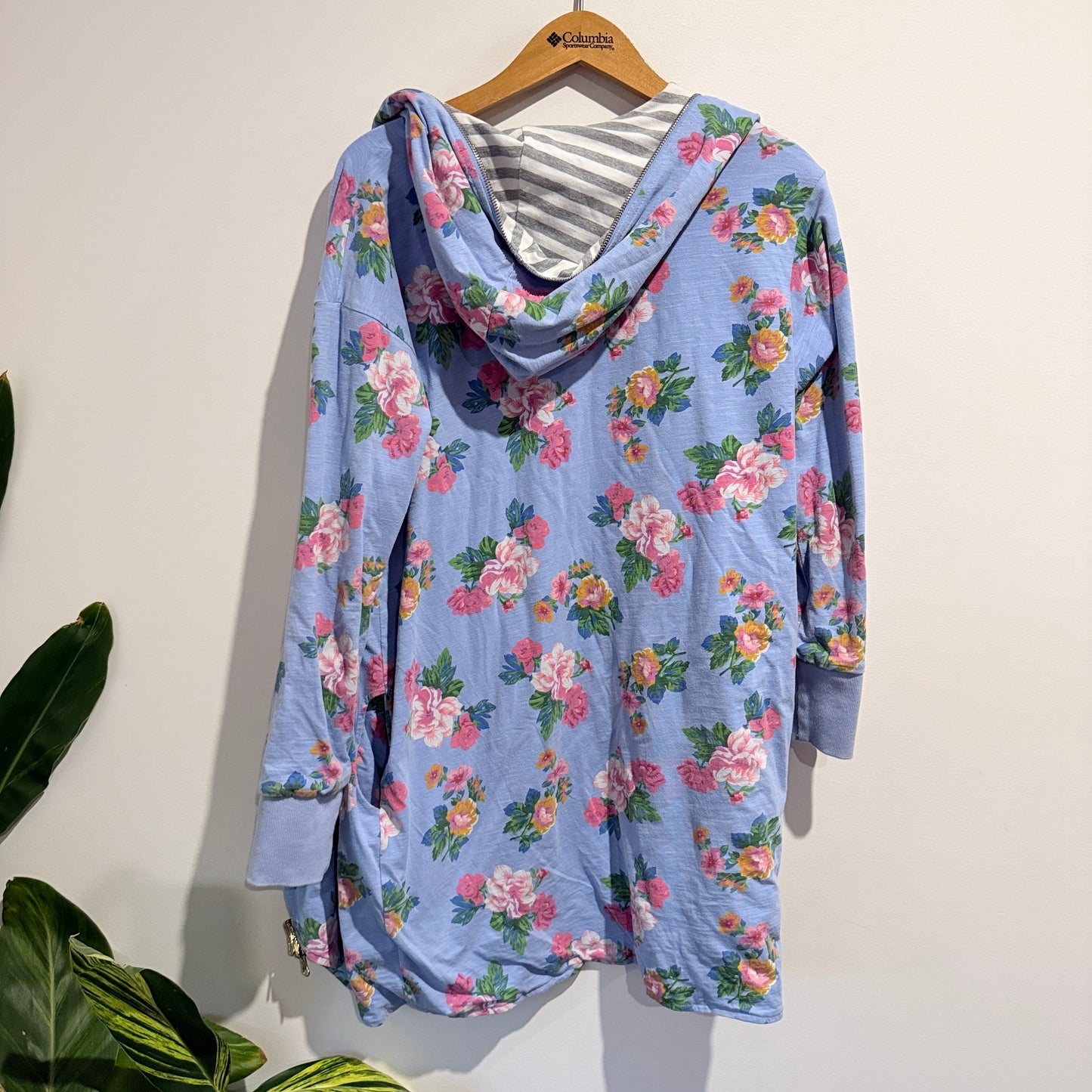 Charlo Size S Women’s Zip-Front Floral Jacket