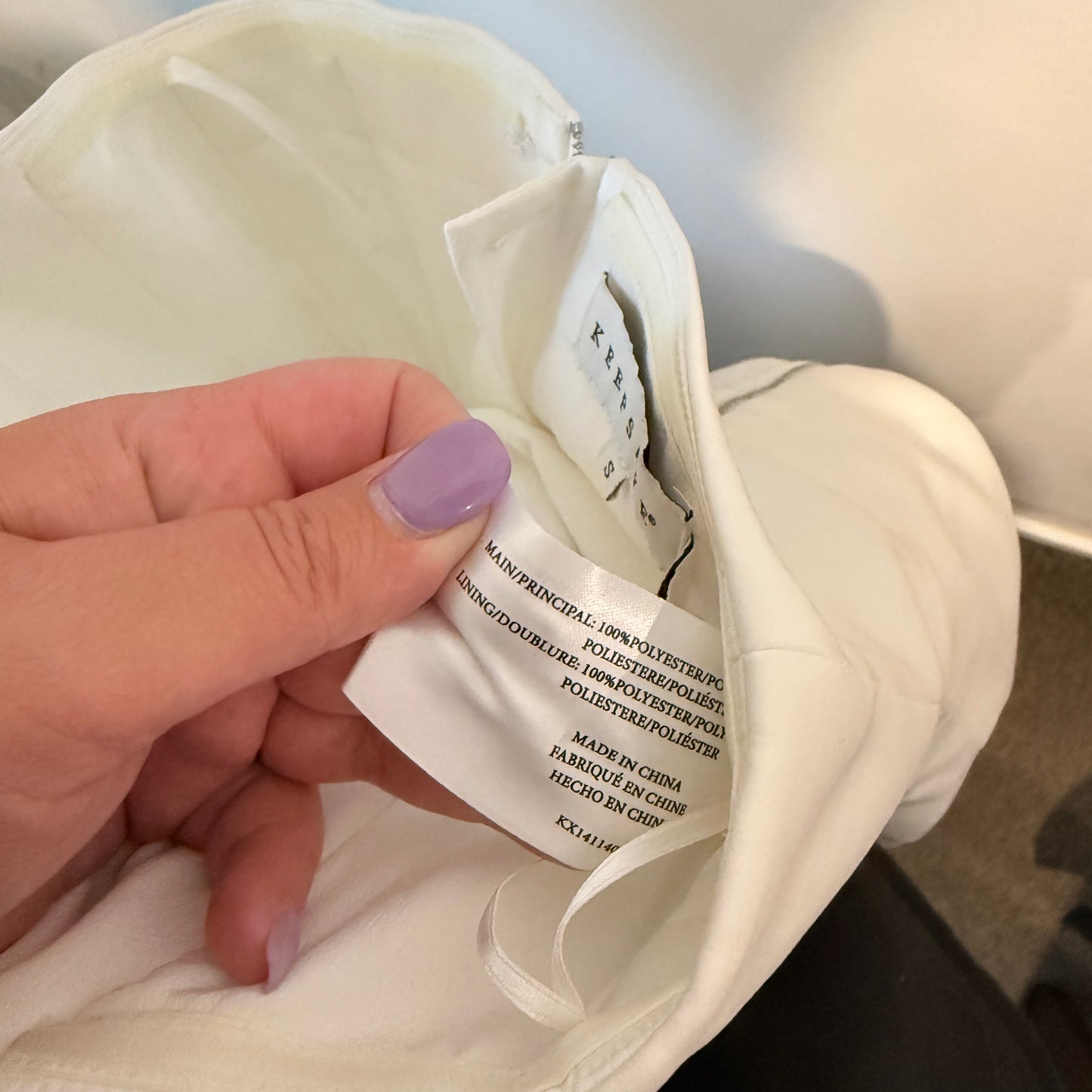 Keepsake Size S White Strapless Romper