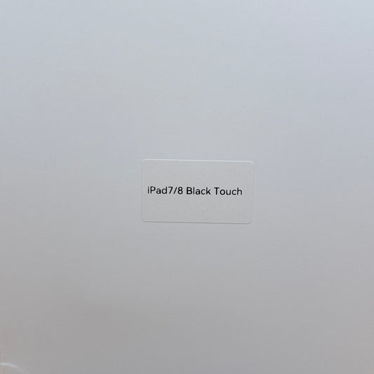 iPad 7/8 Replacement Touch Screen (Black)