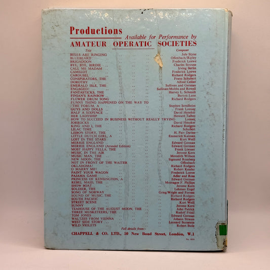 Camelot Score by Frederick Loewe and Alan Jay Lerner