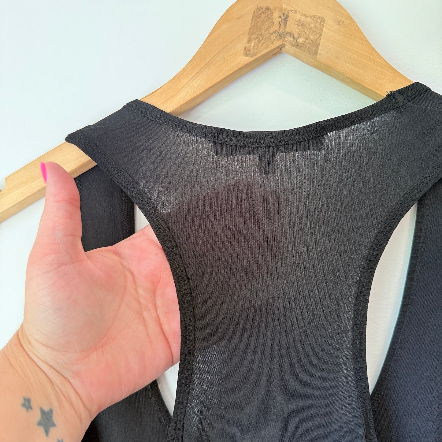 Keith Matheson Black Racerback Maxi Dress Size 10