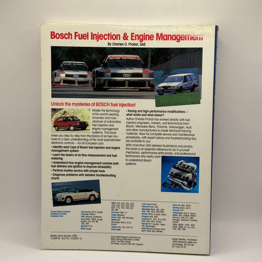 Bosch Fuel Injection & Engine Management by Charles O. Probst, SAE