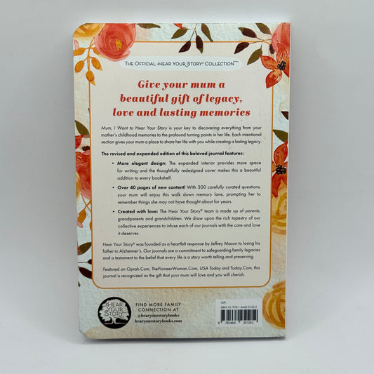 Mum, I Want to Hear Your Story by Jeffrey Mason